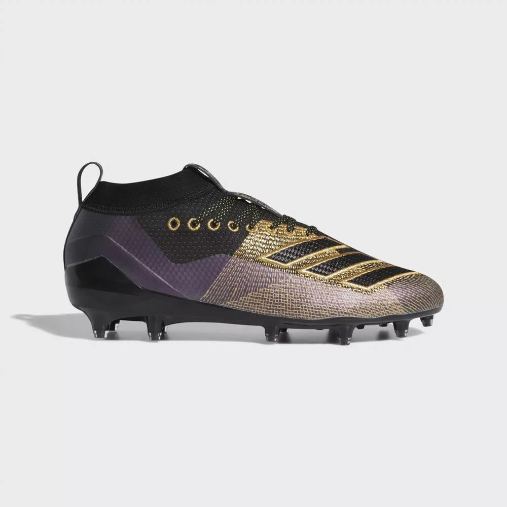 Adidas Adizero 8.0 Tacos de Futbol Negros Para Hombre (MX-55712)